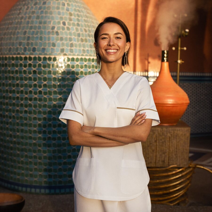 Lalla Fatima, head therapist